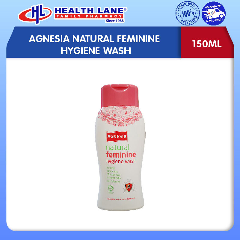 AGNESIA NATURAL FEMININE HYGIENE WASH (150ML)